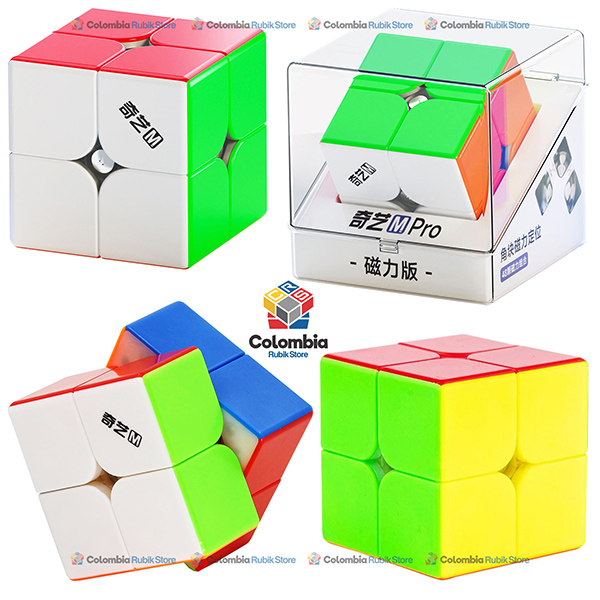 Qiyi M Pro Magnético 2x2 Stickerless Colombia Rubik Store