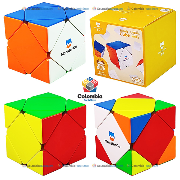 GAN Monster GO Skewb Naranja Cubo Rubik GAN Monster GO Skewb Sticklerless