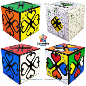 Cubo Rubik LanLan Gear Heart Negro