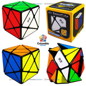 Cubo Rubik QiYi Axis 3x3 Tiled Negro
