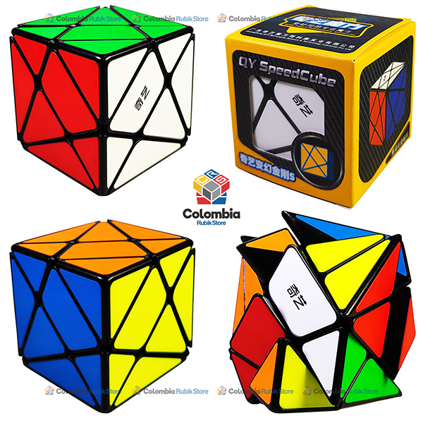 QiYi Axis 3x3 Tiled Negro Cubo Rubik QiYi Axis 3x3 Tiled Negro