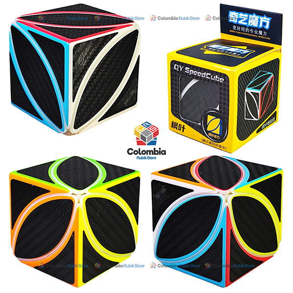 QiYi Ivy Cube Fibra de Carbono Rubik QiYi Ivy Cube Carbon