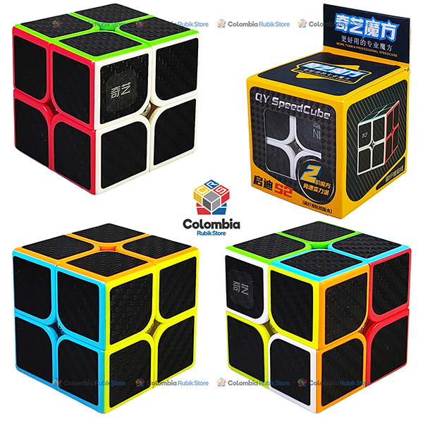 QiYi_QiDi_S2_2x2_Fibra de Carbon QiYi QiDi S2 2x2 Fibra de Carbono