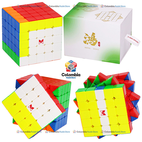 QiYi_XMD_Hong_5x5_UV Cubo Rubik QiYi XMD Hong 5x5 UV