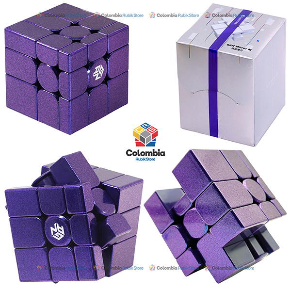 GAN Mirror M UV 3x3 Purple Cubo Rubik GAN Mirror M UV 3x3 Purple