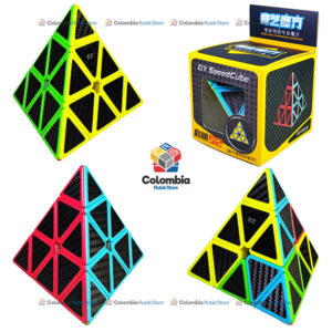 Cubo Rubik QiYi QiMing S2 Pyraminx Fibra de Carbono