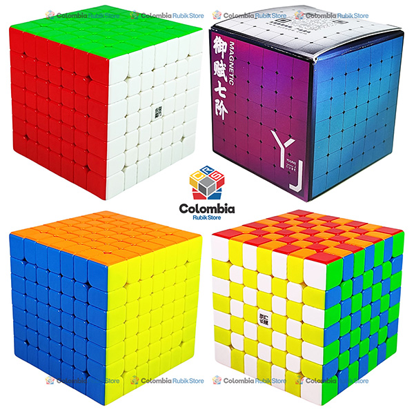 YJ YuFu V2 M 7x7 Stickerless Cubo Rubik YJ YuFu V2 M 7x7 Stickerless