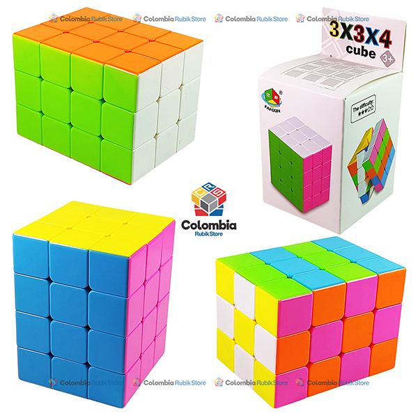 FanXin 3x3x4 Candy Colors Cubo Rubik FanXin 3x3x4 Candy Colors