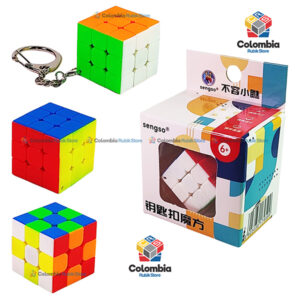 Cubo Rubik ShengShou Llavero 30mm 3x3 Stickerless