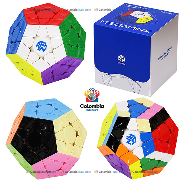 Cubo Rubik GAN Megaminx V2 Maglev UV Negro