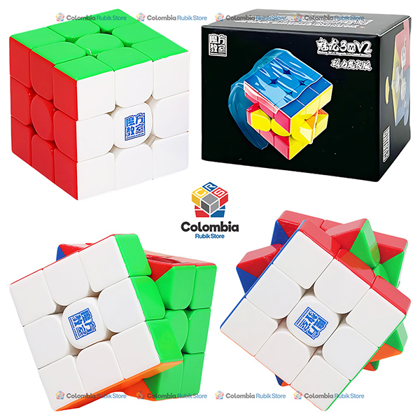 MoFang JiaoShi MeiLong M V2 UV 3x3 Stickerless Cubo Rubik MoFang JiaoShi MeiLong M V2 UV 3x3 Stickerless