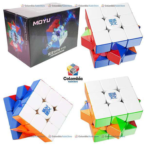 Cubo Rubik MoYu WeiLong WRM V10 20M BallCore Maglev UV 3x3