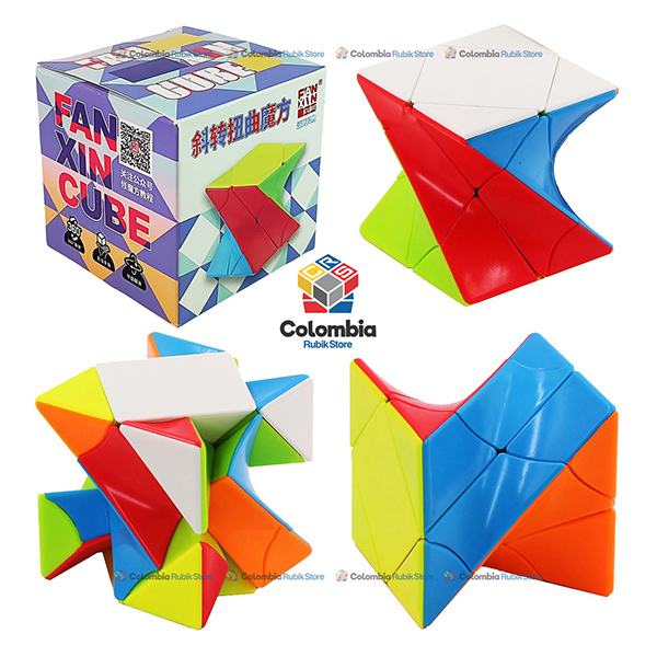 FanXin Twisty Skewb Stickerless Cubo Rubik FanXin Twisty Skewb Stickerless