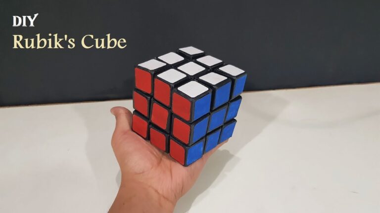 Cómo Hacer un Cubo Rubik Ecológico Hecho de Material Reciclado: Diversión Sostenible para Todos