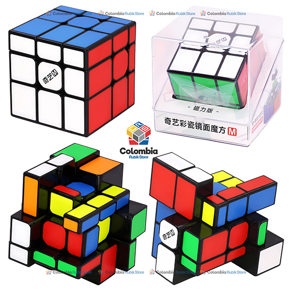 QiYi Mirror Tiled 3x3 Magnetic Stickerless Cubo Rubik QiYi Mirror Tiled 3x3 Magnetic Stickerless