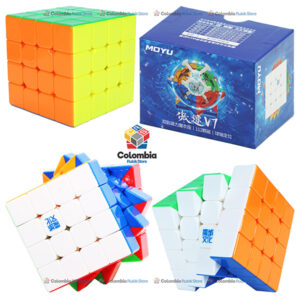 Cubo Rubik MoYu AoSu V7 Dual Track UV M 4x4