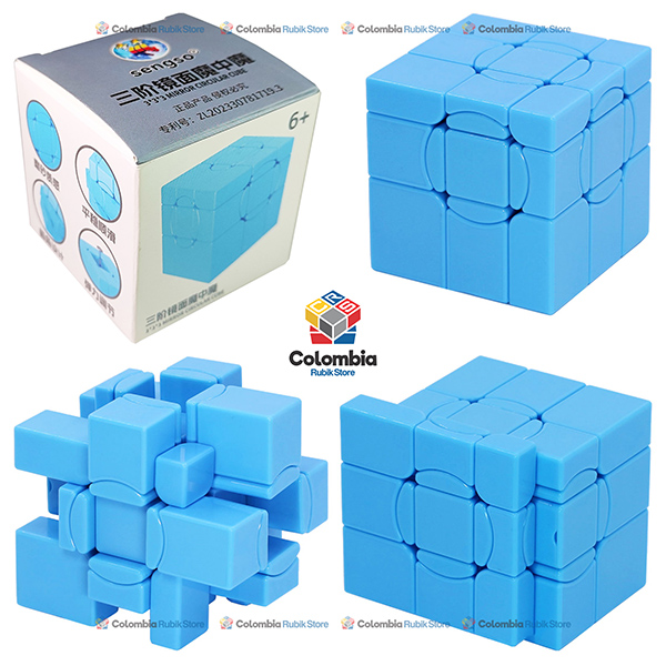 ShengShou Mirror Crazy 3x3 Azul Cubo Rubik ShengShou Mirror Crazy 3x3 Azul