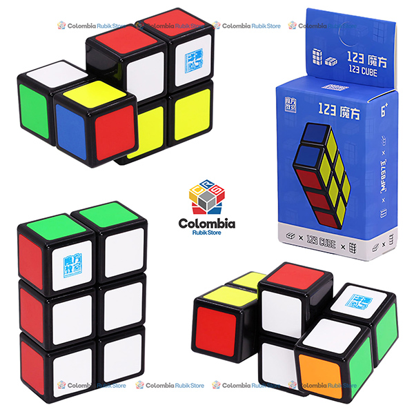 MoFang JiaoShi_1x2x3_Tiled_Negro Cubo Rubik MoFang JiaoShi 1x2x3 Tiled Negro