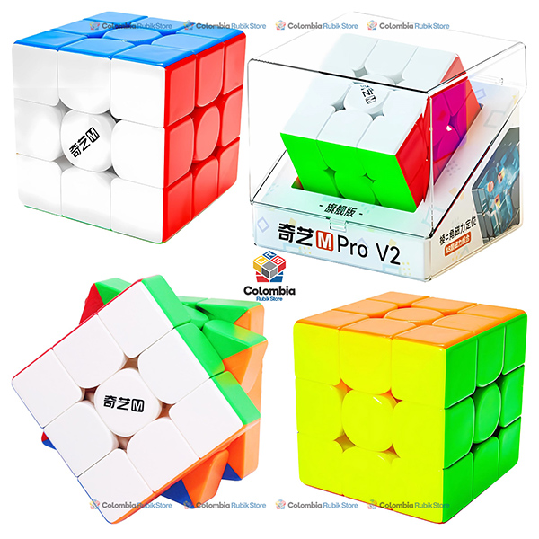 QiYi M Pro V2 Flagship 3x3 Stickerless Cubo Rubik QiYi M Pro V2 Flagship 3x3 Stickerless
