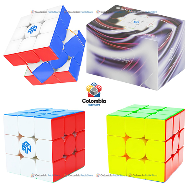 GAN15 Maglev Frosted 3x3 Stickerless Cubo Rubik GAN15 Maglev Frosted 3x3 Stickerless