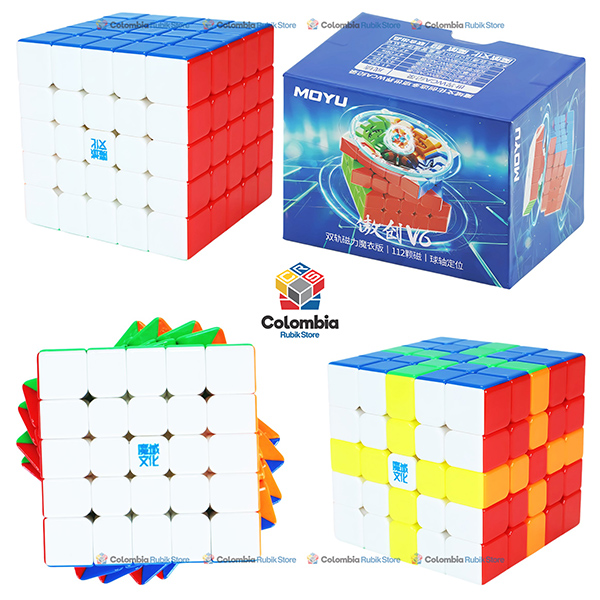 MoYu AoChuang V6 Dual Track UV M 5x5 Cubo Rubik MoYu AoChuang V6 5x5 Dual Track UV M 5x5