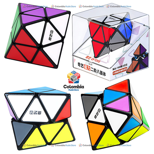 Cubo Rubik QiYi Skewb Diamond Magnetic FTO 2x2