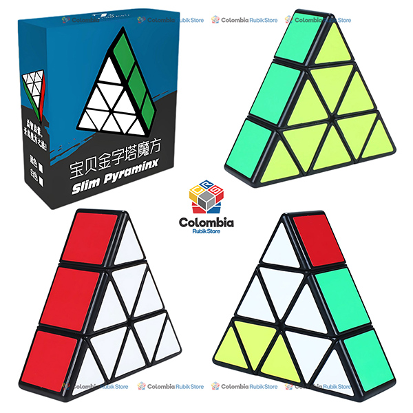 ZePuzzles Slim Pyraminx Cubos Rubik ZePuzzles Slim Pyraminx