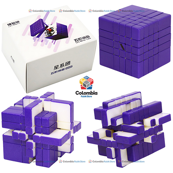 DianSheng Galaxy Mirror 5x5 Magnetic Purple Cubo Rubik DianSheng Galaxy Mirror 5x5 Magnetic Purple
