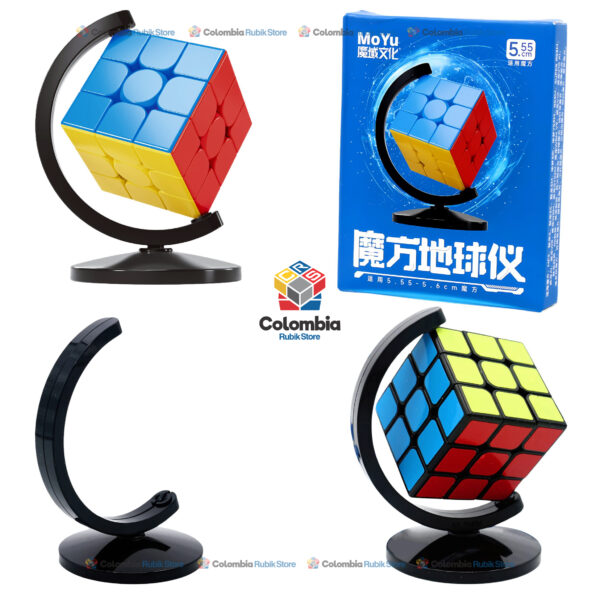 MoYu Cube Stand 5.55cm Negro Cubor Rubik MoYu Cube Stand 5.55cm Negro