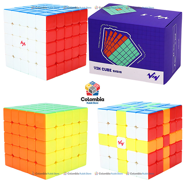 Vin Cube 5x5 UV Magnetic Cubo Rubik Vin Cube 5x5 UV Magnetic
