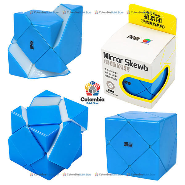 DianSheng Mirror Skewb Azul Cubo Rubik DianSheng Mirror Skewb Azul