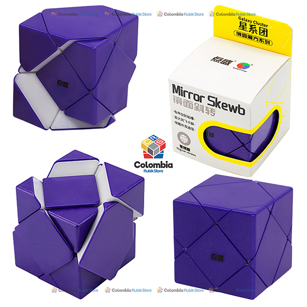 DianSheng Mirror Skewb Purpura Cubo Rubik DianSheng Mirror Skewb Purpura
