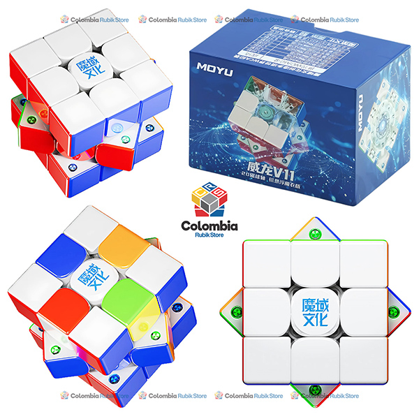 MoYu WeiLong V11 20-M Maglev Ball Core UV 3x3 Cubo Rubik MoYu WeiLong V11 20-M Maglev Ball Core UV 3x3