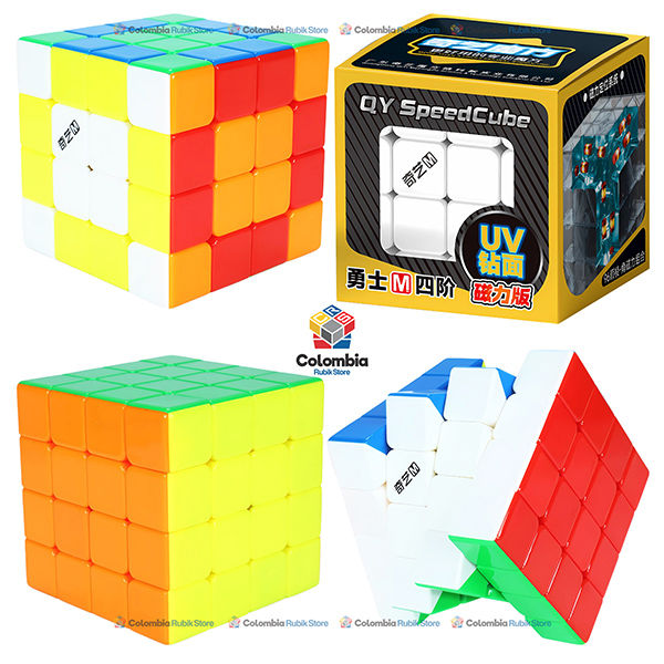 QiYi Warrior 4x4 M UV Cubo Rubik QiYi Warrior 4x4 M UV