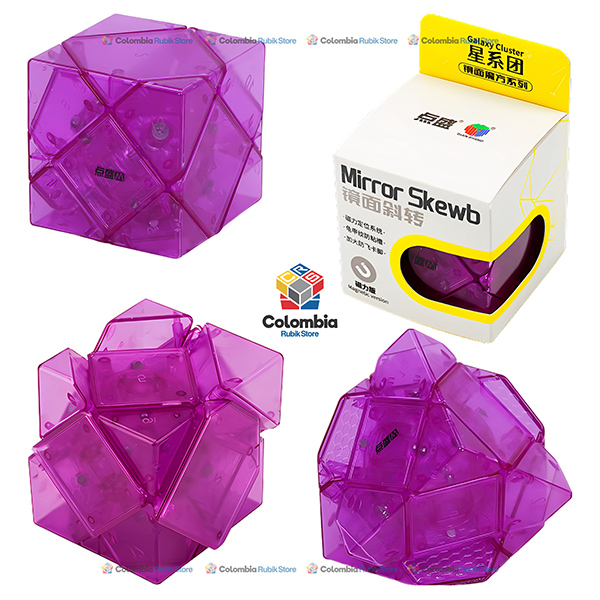 DianSheng Mirror Skewb Magnetic Purpura Cubo Rubik DianSheng Mirror Skewb Magnetic Purpura