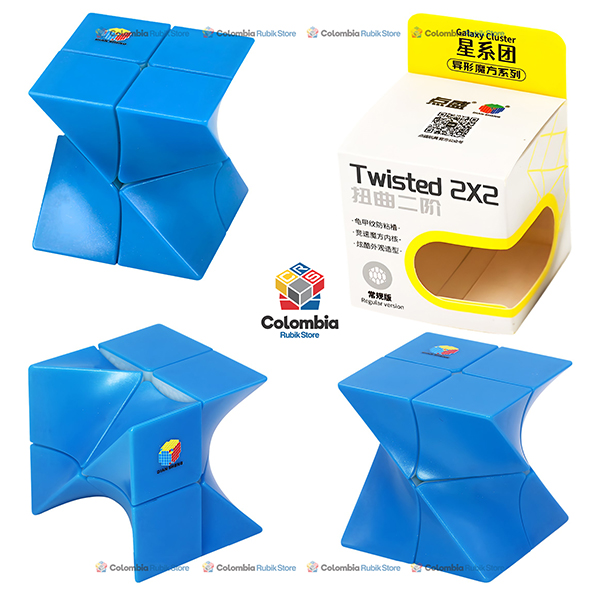 DianSheng Twisted 2x2 Azul Cubos Rubik DianSheng Twisted 2x2 Azul