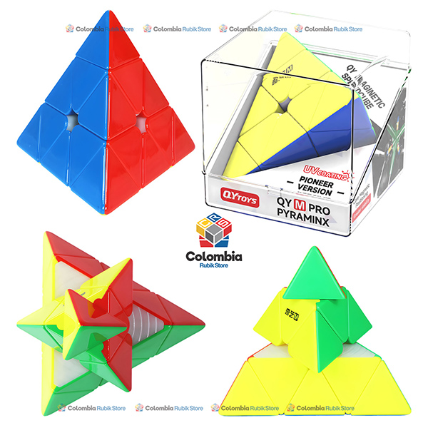Cubo Rubik QiYi M Pro Pyraminx Pioneer UV