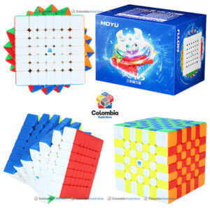 Cubo Rubik MoYu AoFu V5 7x7 Triple Track Magnetic