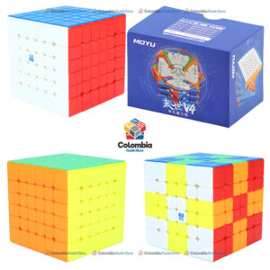 Cubo Rubik MoYu AoShi V4 6x6 Single Track Magnetic