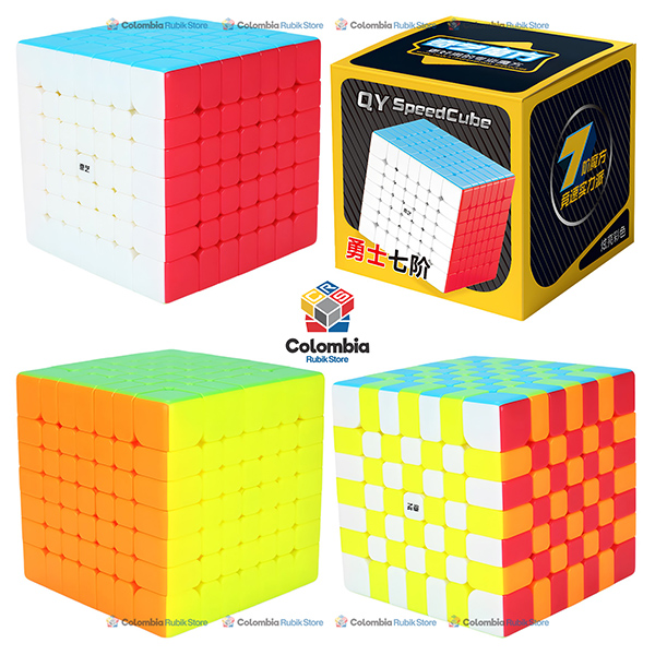 QiYi Warrior 7x7 QiYi Warrior 7x7 cubo grande stickerless con diseño compacto y colores brillantes