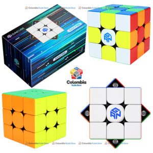 GAN V100 MagLev Frosted 3x3 con sistema magnético avanzado y acabado mate