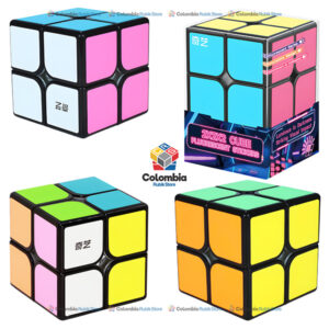 QiYi 2x2 Stickers Fluorescentes brillando en la oscuridad