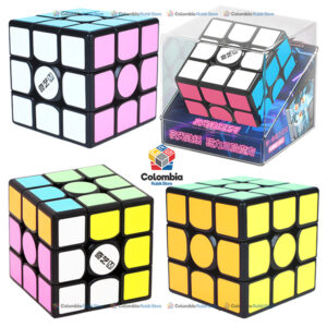 QiYi Magnetic 3x3 stickers fluorescentes y colores brillantes