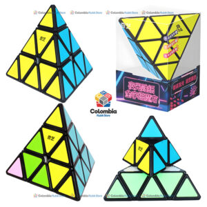 QiYi Pyraminx Stickers Fluorescentes brillando en la oscuridad