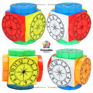 Time Machine Arabic Numbers 2x2 Stickerless Time Machine Arabic Numbers 2x2 con ruedas giratorias y números arábigos impresos