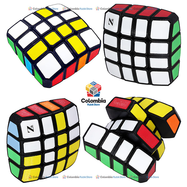 ZePuzzles 1x4x4 Floppy Cube impreso en 3D con diseño flexible