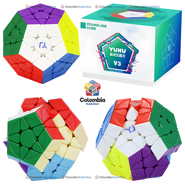 YJ YuHu Megaminx V3 Maglev Ball Core YJ YuHu Megaminx V3 MagLev Ball Core con sistema magnético avanzado