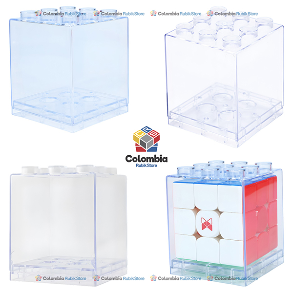 Z-Cube Stackable Cube Box estuche transparente apilable para cubos 3x3
