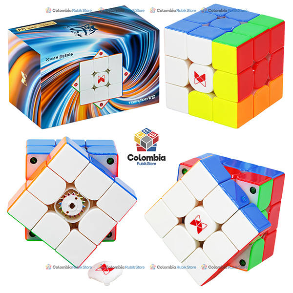 QiYi X-Man Tornado V5 Pioneer 3x3 con MagLev y 20 Magnet Ball Core