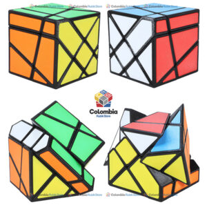 ZePuzzles Crazy Fisher 2x3x3 6 Colors Tiles ZePuzzles Crazy Fisher 2x3x3 6 Colors Tiles con diseño shape shifting